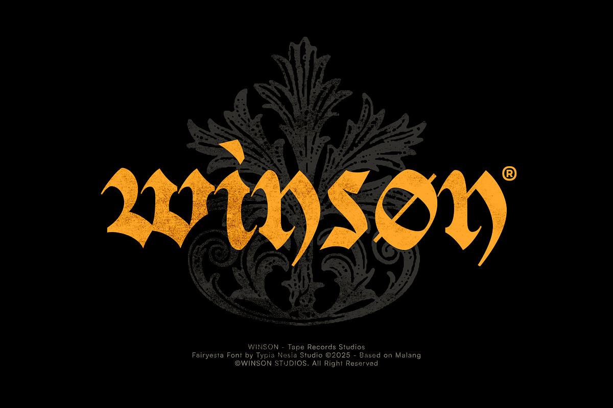 Fairyesta - Blackletter Gothic Font, a Blackletter Font by Typia Nesia (Photo 7 of 12)