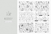 Black & White Winter Patterns, a Pattern Graphic by Lisa Glanz (Thumbnail 2 of 13)