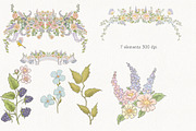 Blackberry Mice Watercolor Set, an Animal Illustration by AlenaVlasko stock Market (Thumbnail 10 of 11)