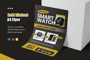 Bold Minimal - Flyer, a Flyer Template by Esensifiksi.studio