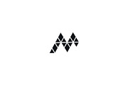 Letter M Pixel Logo, a Branding & Logo Template by Abir Hossain Waffi (Thumbnail 3 of 4)