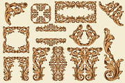 Frames And Borders Ornate Vintage, a Decorative Illustration by Samira (Thumbnail 3 of 6)