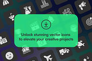 Premium Solid & Stroke Icons Bundle, a Solid Icon by graphypix (Thumbnail 2 of 6)