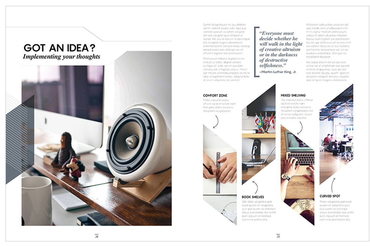 Magazine Template InDesign 09, a Magazine Template by Love Graphic Design (Photo 26 of 28)