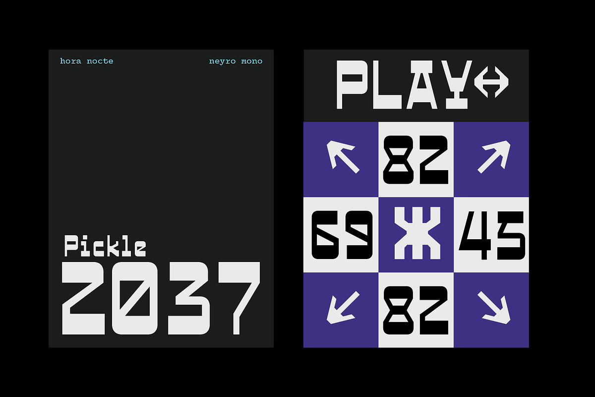 HN Neyro Mono, a Sans Serif Font by Hora Nocte (Photo 6 of 15)