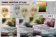 Artist Styles Actions Brushes Set, an Action Add-On by Sophico (Thumbnail 6 of 12)