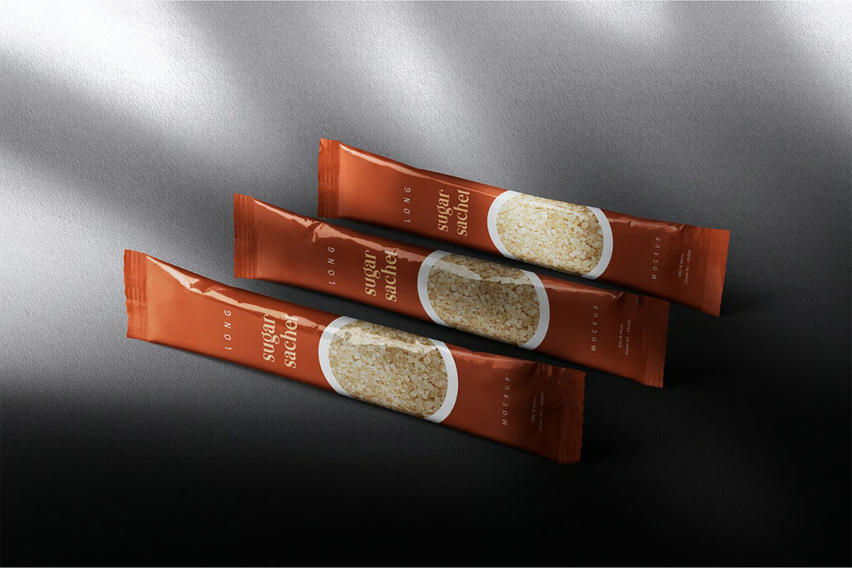 Sachet mockup, a Packaging Mockup by megostudi0 (Photo 4 of 7)