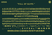 Aviniva, a Serif Font by artism_design (Thumbnail 8 of 8)