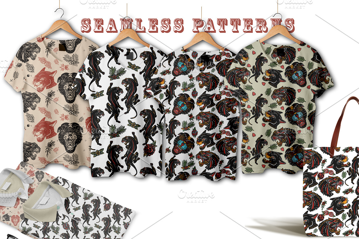 Black panthers tattoo, a Background Graphic by intueri (Photo 12 of 12)