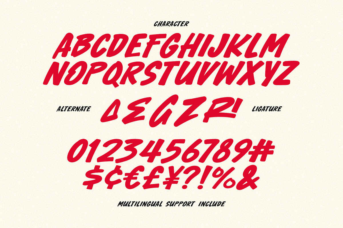 Gazev Trip Bold Urban Marker Display, a Handwritten Font by Maulana Creative (Photo 4 of 7)