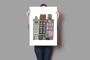 Amsterdam Houses, an Object Graphic by Mii Lab (Thumbnail 7 of 7)