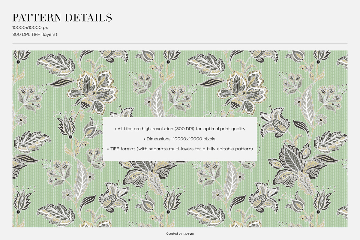 Loomsy | Luxury Stitch Style Prints, a Pattern Graphic by LEAFure (Photo 3 of 11)
