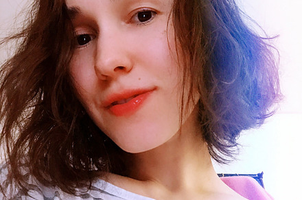 Nice beautiful young woman