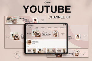 YouTube Channel Branding Kit | Canva