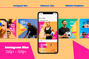 Sports Portraits Bundle Templates, a Social Media Template by PaolaroiDesign (Thumbnail 5 of 7)