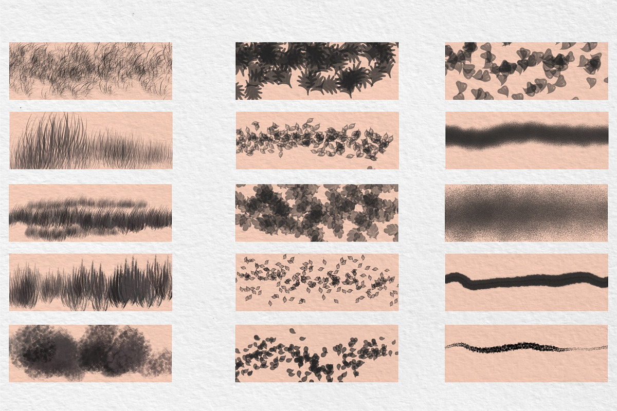 Floral Scene Builder Brushes, a Brush Add-On by HabitusDesigns (Photo 11 of 11)