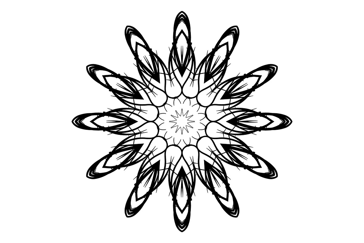 Artistic Mandala Vector Collection, a Decorative Illustration by NJ Himel (Photo 30 of 101)