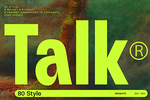 ZT Talk Sans - 80 Font