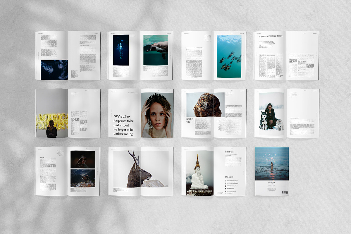 Cultura Magazine Template (InDesign), a Magazine Template by Eternel Design Studio (Photo 13 of 13)