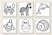 Cuddly Animals Coloring Book, a Photo by Wow Magic (Thumbnail 2 of 3)