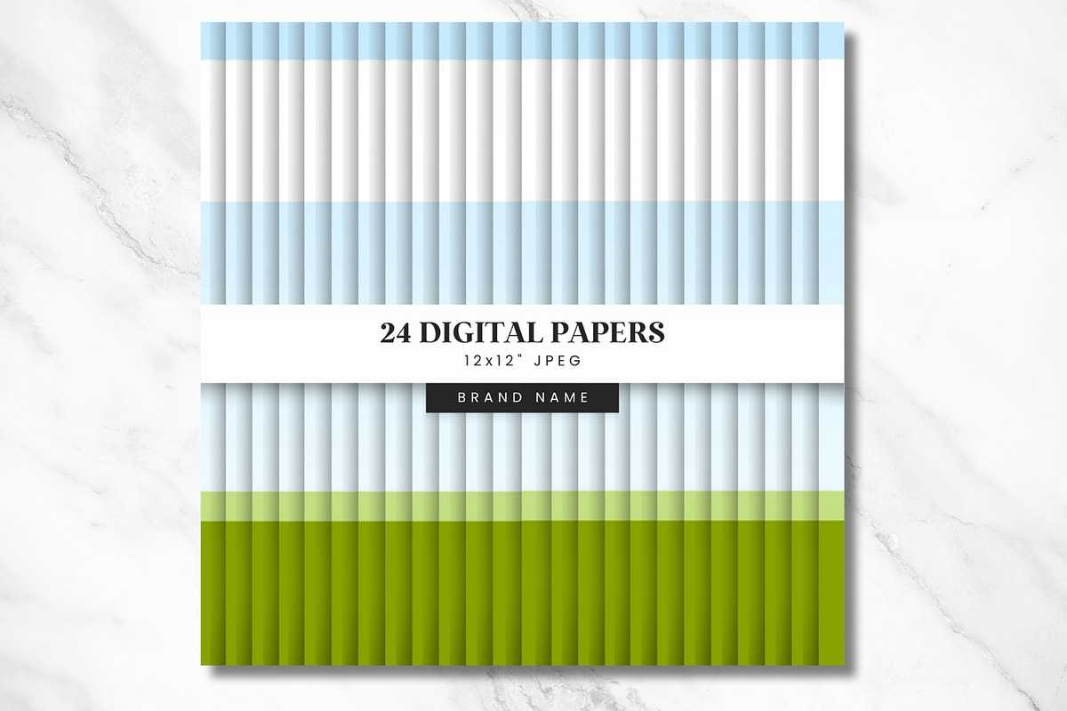 Canva Cover for 24 Digital Papers, a Presentation Template by illuztrate (Photo 6 of 8)