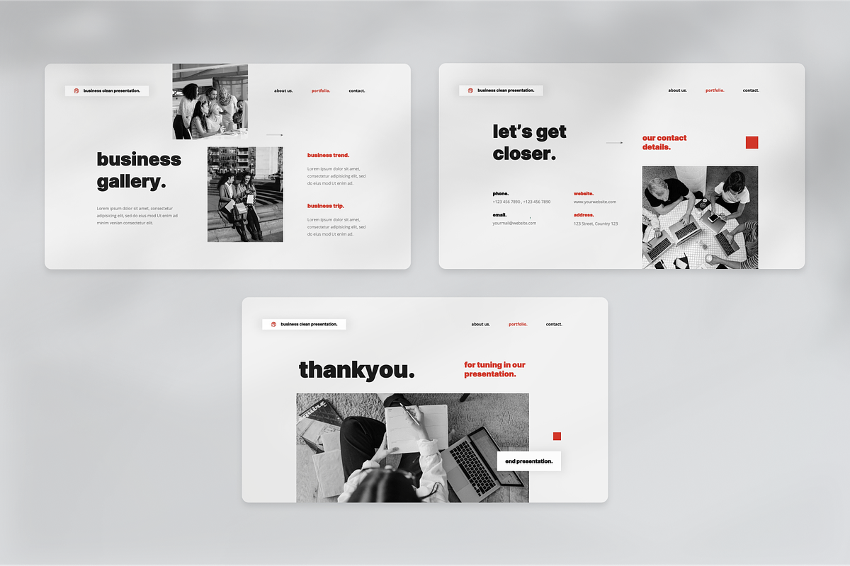 Business Clean Presentation Keynote, a Presentation Template by SquidPixey (Photo 5 of 7)