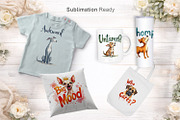 Funny Dog Sublimation PNG, an Illustration by Artnoy (Thumbnail 5 of 8)