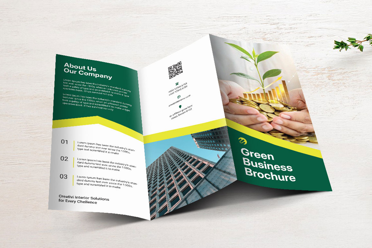 Green Business Brochure, a Brochure Template by yanindesign (Photo 2 of 3)