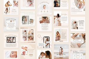 Doula Instagram Template CANVA