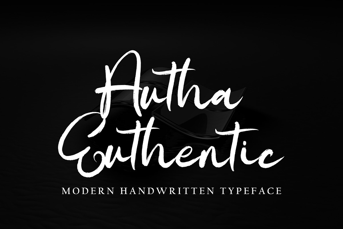 Autha Euthentic, a Handwritten Font by pineungtype (Photo 2 of 6)