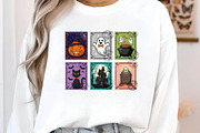 Retro Halloween Cat Ghost Png, an Illustration by CreationArt (Thumbnail 5 of 5)