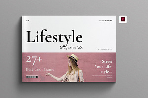 Lifestyle  Magazine Template Landsca, a Magazine Template by Work-Envance