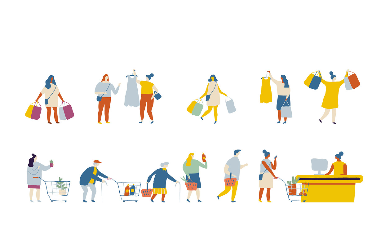 400+ Set of flat vector people, a Person Illustration by Vector_Art (Photo 23 of 24)