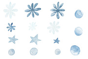 Watercolor Christmas illustrations, a Decorative Illustration by Nataliia Pyzhova (Thumbnail 9 of 10)