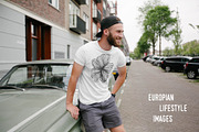 T-Shirt Mockup pack / Urban Edition, a Shirt Mockup by Arfis (Thumbnail 13 of 28)