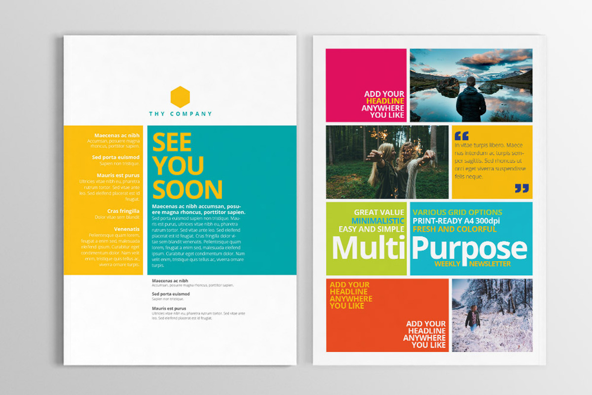 Multipurpose Print Newsletter, a Magazine Template by h.utomo (Photo 2 of 10)