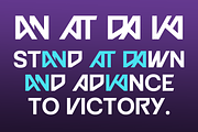 Valdya – Cyber Sport Title Font, a Sans Serif Font by Drizy (Thumbnail 5 of 8)