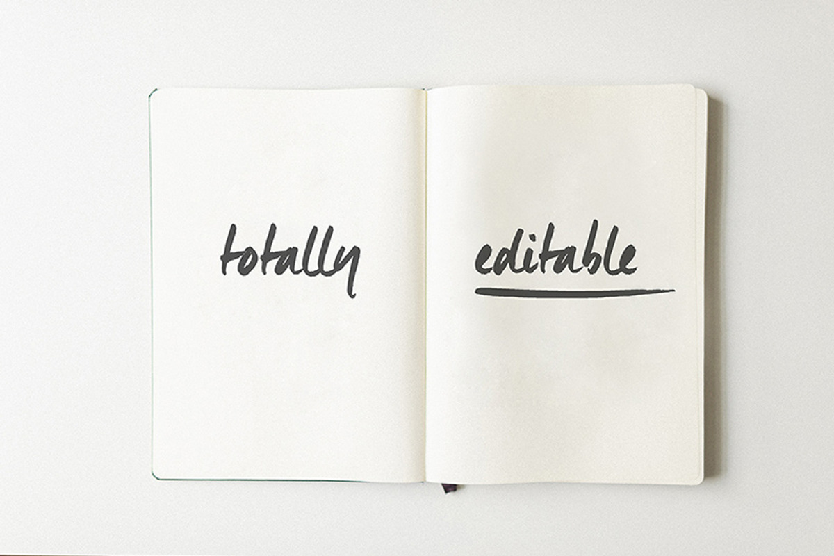 Notebook Styled Stock Photo + Mockup, a Pens & Pencil Mockup by Pretty Techie (Photo 2 of 4)