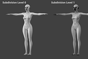 Stylized Female 01 T-Pose Base Mesh, a Characters & Person 3D Model by VK Studio (Thumbnail 21 of 28)