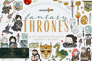 Fantasy Thrones: A Colorful Collecti, a Graphic by PetiteMarket (Thumbnail 1 of 4)