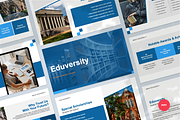 University PowerPoint Template, A Presentation Template By Flat Icons