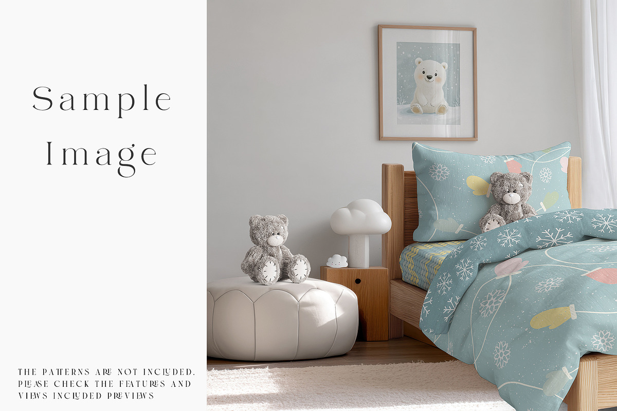 Toddler's Bedding & Wall Mockups, a Mockup by mock-ups (Photo 20 of 30)