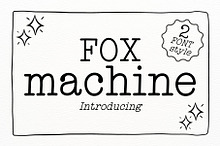 Fox Machine Font