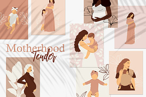 "Tender Motherhood" Prints Set