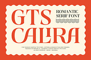 Gts Calira - Romantic Serif Font, a Serif Font by Graptail (Thumbnail 1 of 20)
