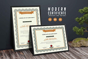 159. Modern Certificate Template, a Stationery Template by CreativeRezwan (Thumbnail 1 of 3)
