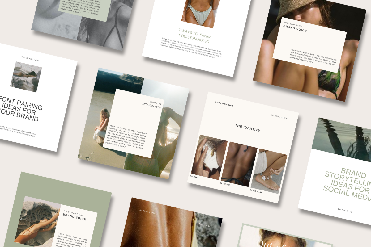 OLIVIA | Social Media Template, a Social Media Template by Luna Soul Design (Photo 4 of 10)