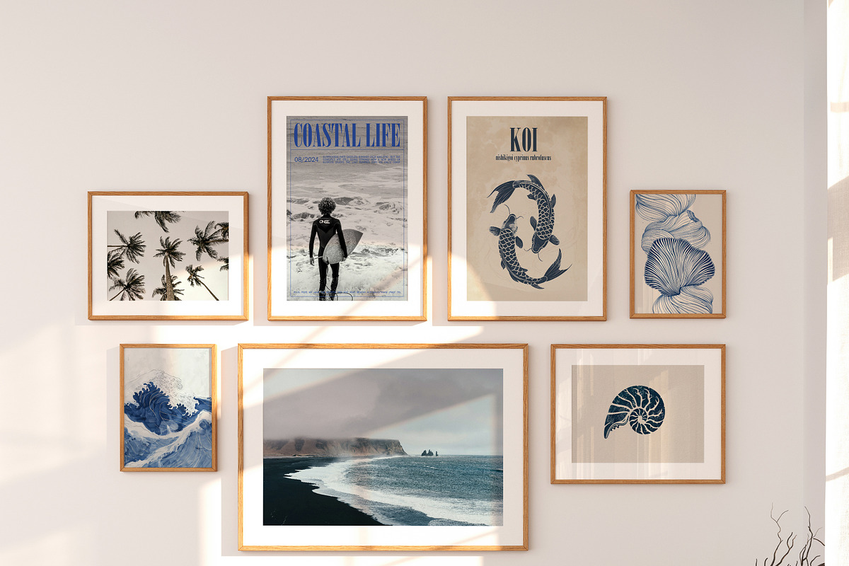 Coastal Wall Art, an Object Graphic by Purple (Photo 4 of 12)