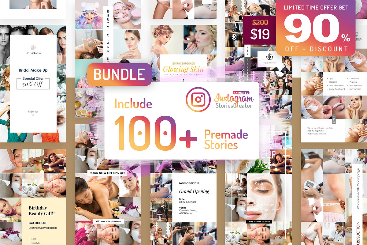 100+ Animated Instagram Stories PPT, a Social Media Template by afahmy (Photo 1 of 10)