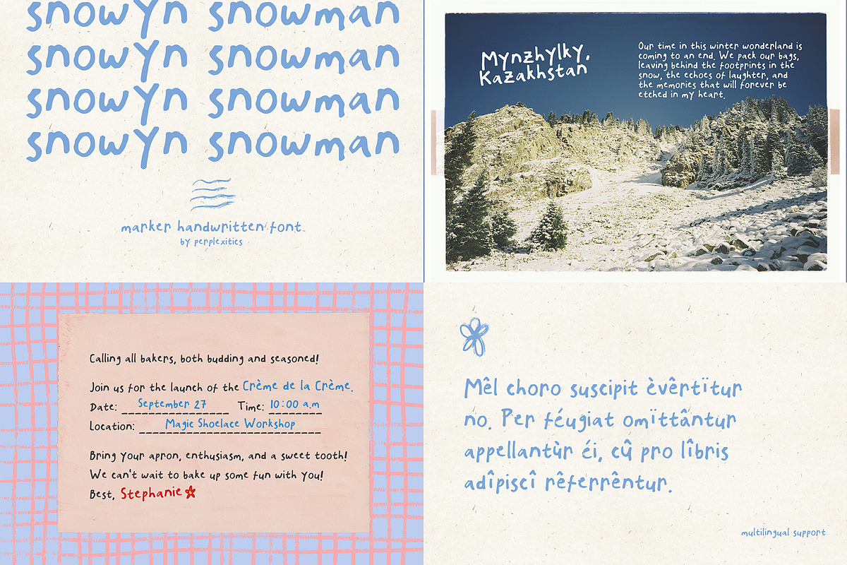 SchoolSeries Handwritten Font Bundle, a Handwritten Font by Perplexitics (Photo 10 of 13)